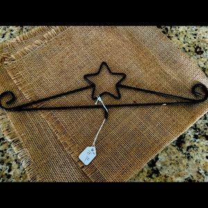 Black Wrought Iron Country Calendar Holder